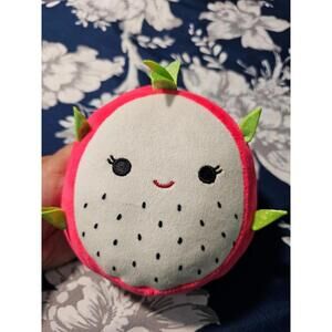 Kellytoy Squishmallows Dragon Fruit Plush Collectible Toy 5'' Tall Multicolors